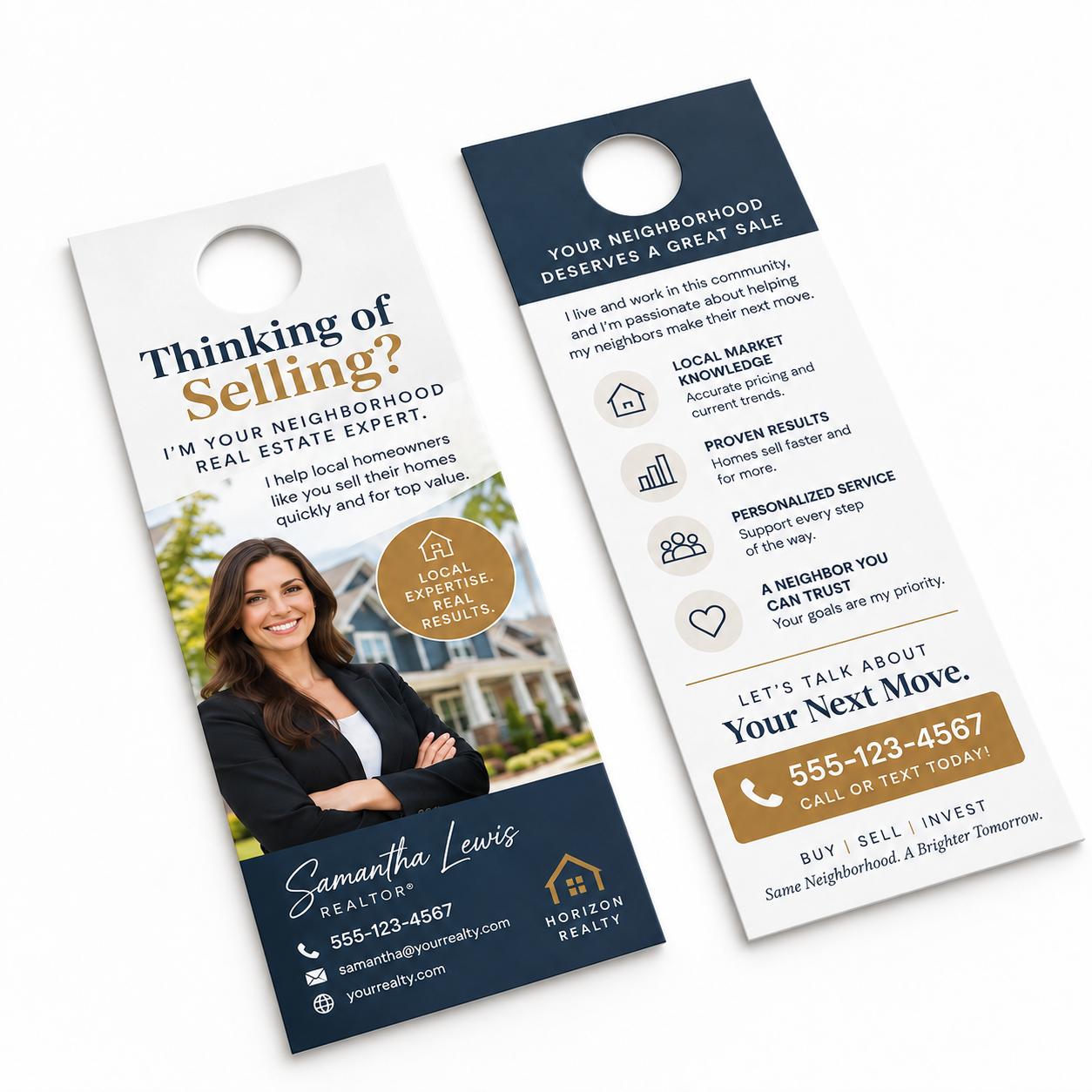 Matte Door Hangers