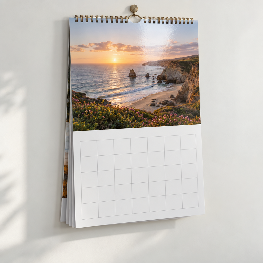 100LB Gloss Wall Calendar