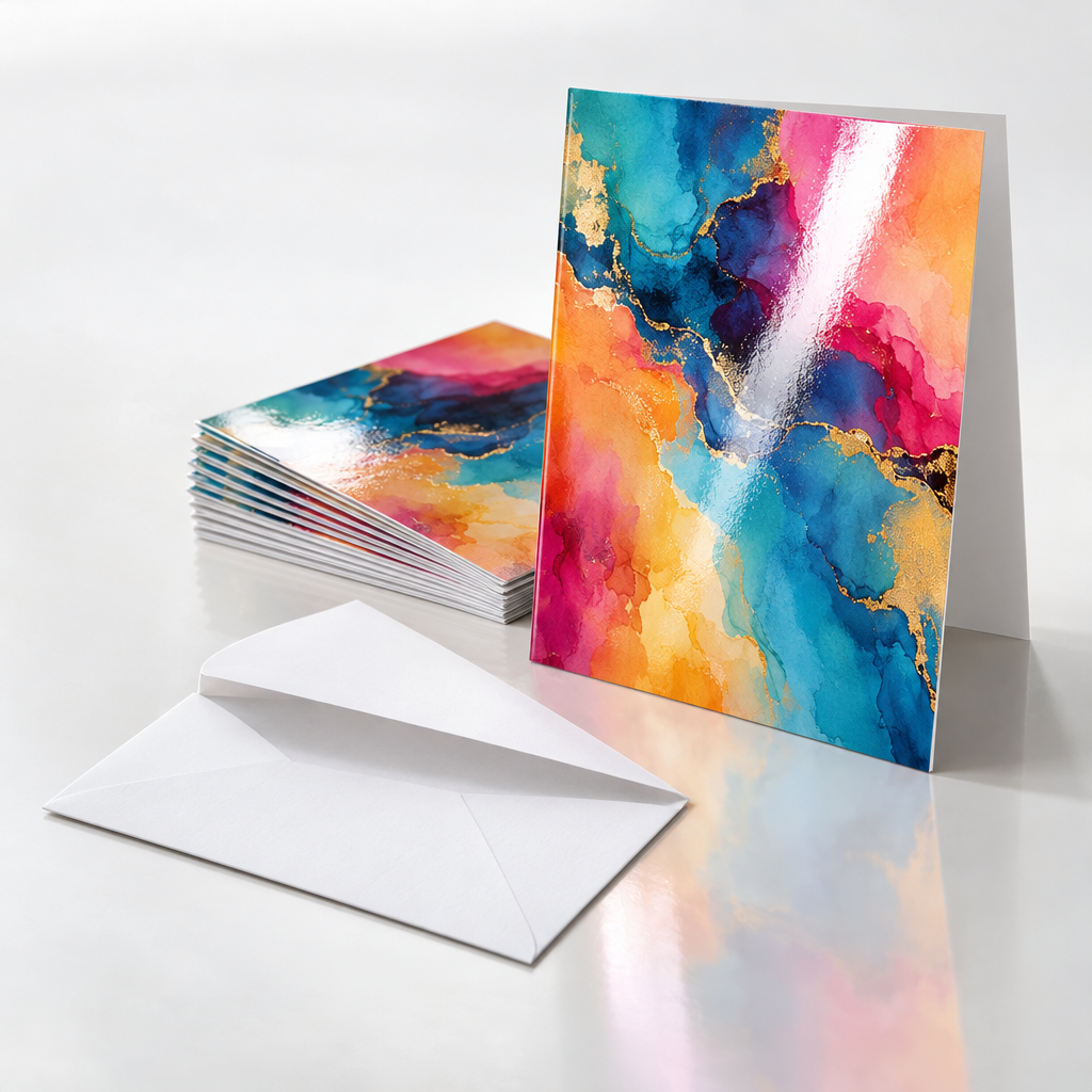 Greeting Cards 14PT UV High Gloss - With Envelope